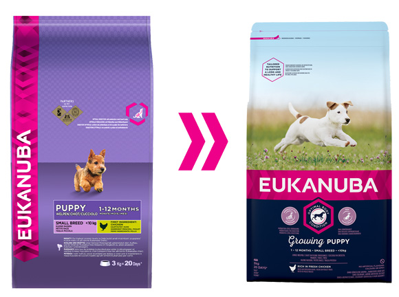 Eukanuba growing clearance puppy small breed